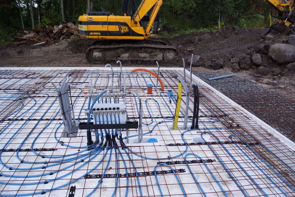 Bygga husgrund & Gjuta Platta på Mark