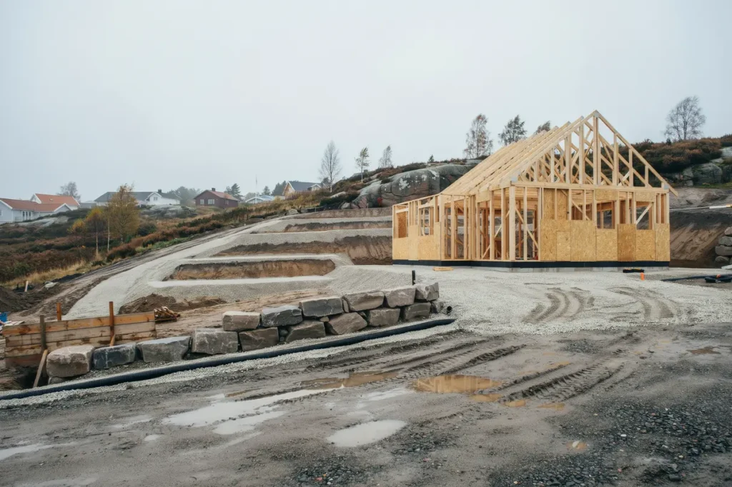 husgrund i sluttande tomt smarta markl sningar som minskar risk f r erosion och framtida problem